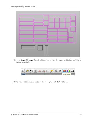 Rhinoscript Nesting Rhino cam nesting_gettingstartedguide | PDF