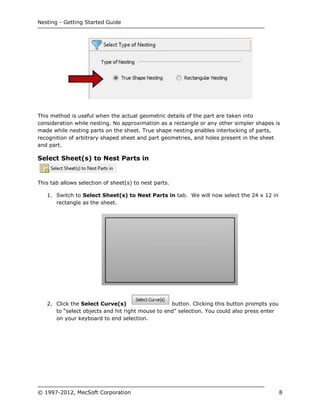Rhinoscript Nesting Rhino cam nesting_gettingstartedguide | PDF