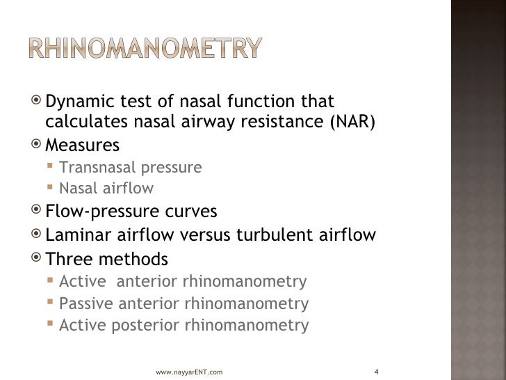 Rhinomanometry