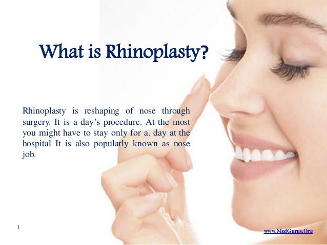what is rhinoplasty