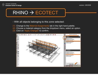 Rhino to Ecotect - A short tutorial .pdf