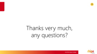 © 2016 rhipe Limited
26
Thanks very much,
any questions?
 