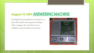 TIMELINE IN MEDIA INFORMATION DURING 1990-2000 | PPTX | Internet ...