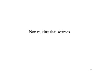 Non routine data sources
178
 