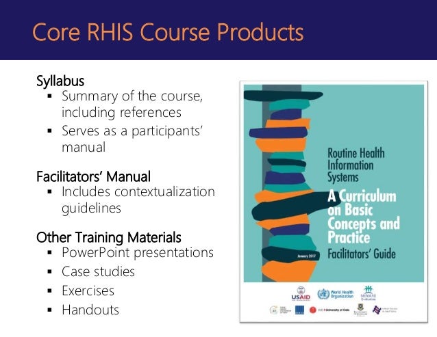 rhis curriculum  standardizing core competencies and