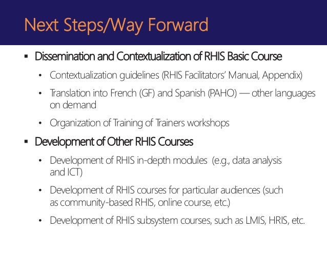 rhis curriculum  standardizing core competencies and vtraining materi u2026
