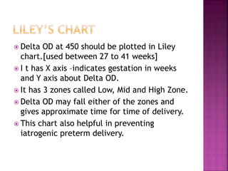 Liley Chart Rhesus Rh isoimmunisation | PPTX