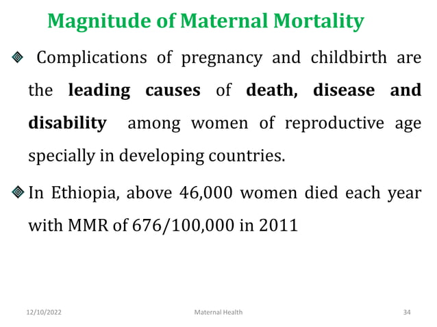 RH lecture on maternal health.pptx