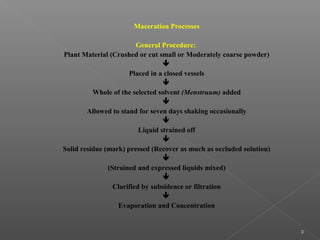 Extraction techniques | PPT