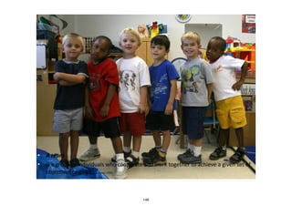 • A	
  team	
  	
  
• is	
  a	
  group	
  of	
  individuals	
  who	
  cooperate	
  and	
  work	
  together	
  to	
  achieve	
  a	
  given	
  set	
  of	
  
objec.ves	
  or	
  goals	
  (Horodyski,	
  1995).
146
 