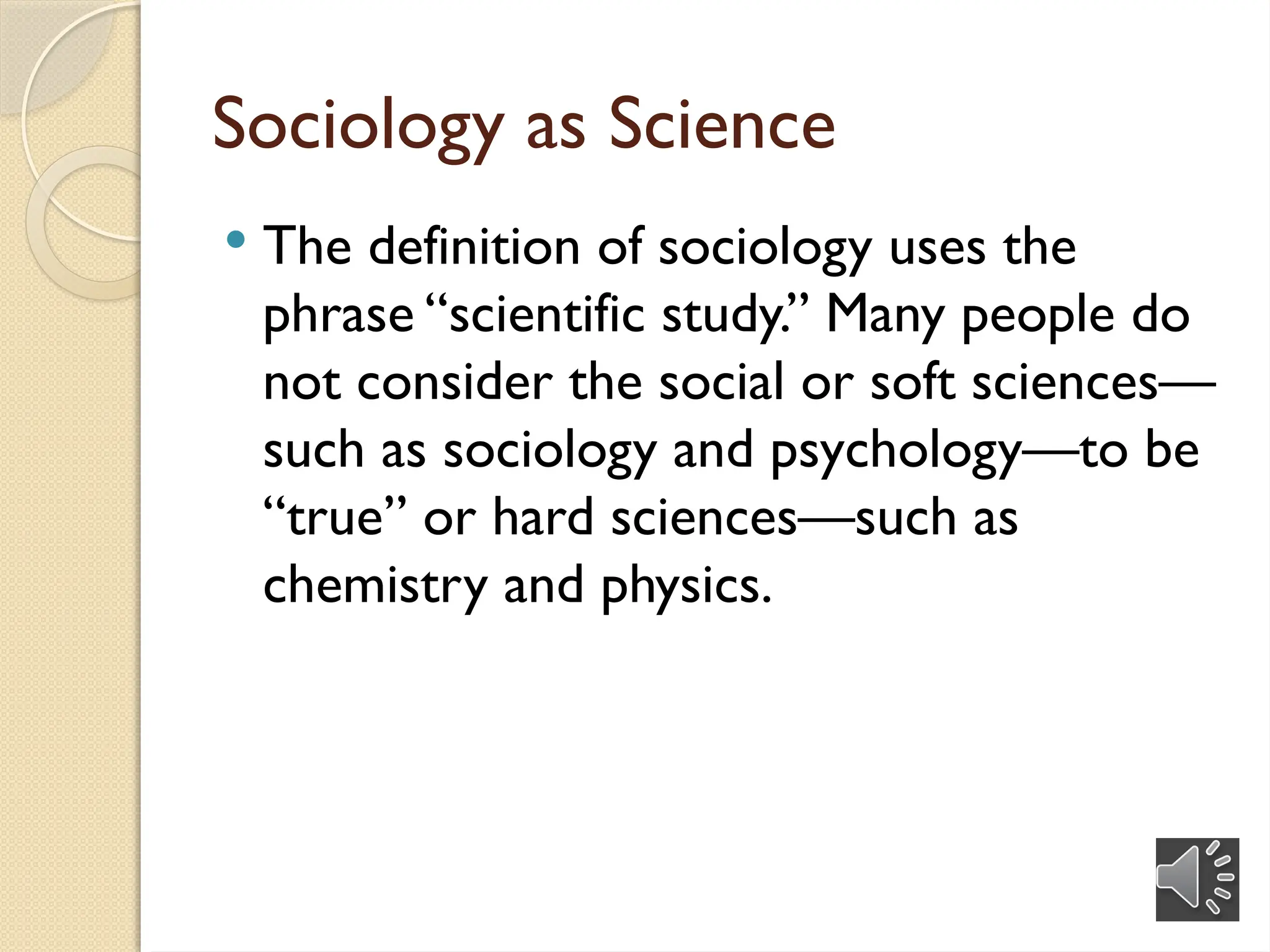 SOCIOLOGY AS A SCIENCE. what is sociology?pptx | PPTX