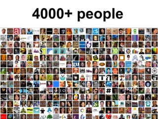 4000+ people
 