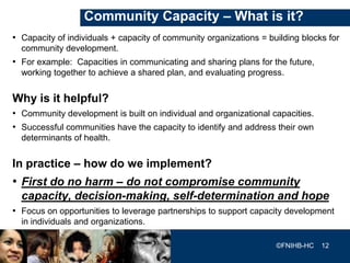Community Development and Capacity Building | PPTX