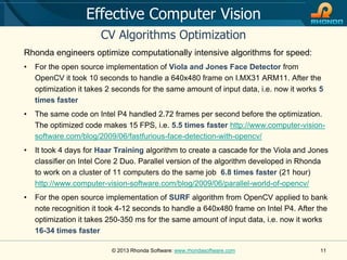 Computer Vision Technology and Expertise | PPTX | Computing ...