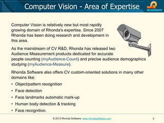 Computer Vision Technology and Expertise | PPT image.