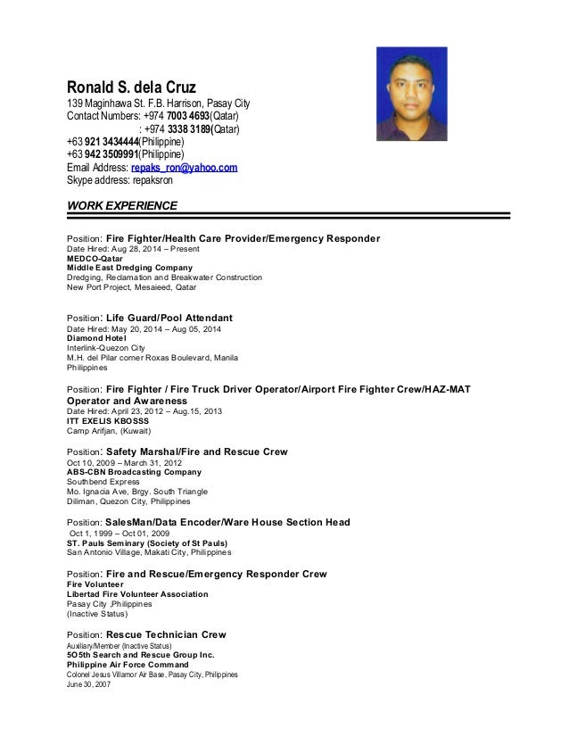 rhon resume resume search philippines