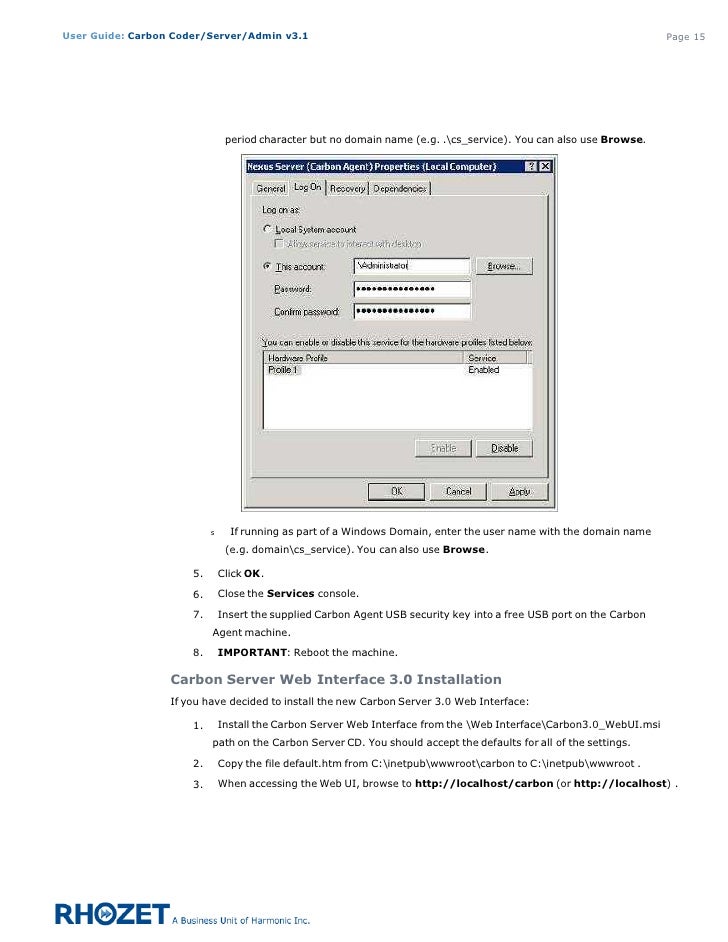 Harmonic Carbon Api Manual For Xml Harmonic Carbon Api Manual For Xml