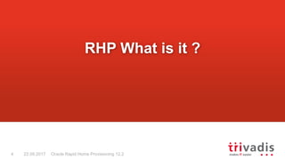 Oracle Rapid Home Provisioning 12.24 22.09.2017
RHP What is it ?
 