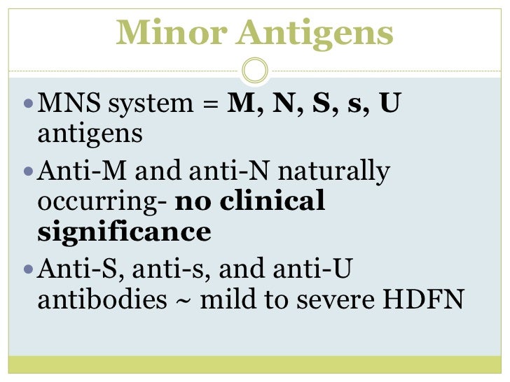 Rh Rhesus Isoimmunization