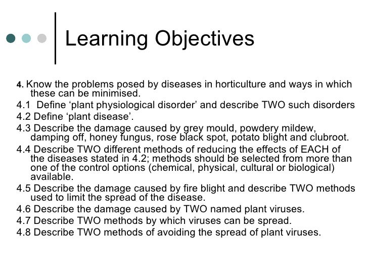 Rhs level 2 certificate year 2 week 20