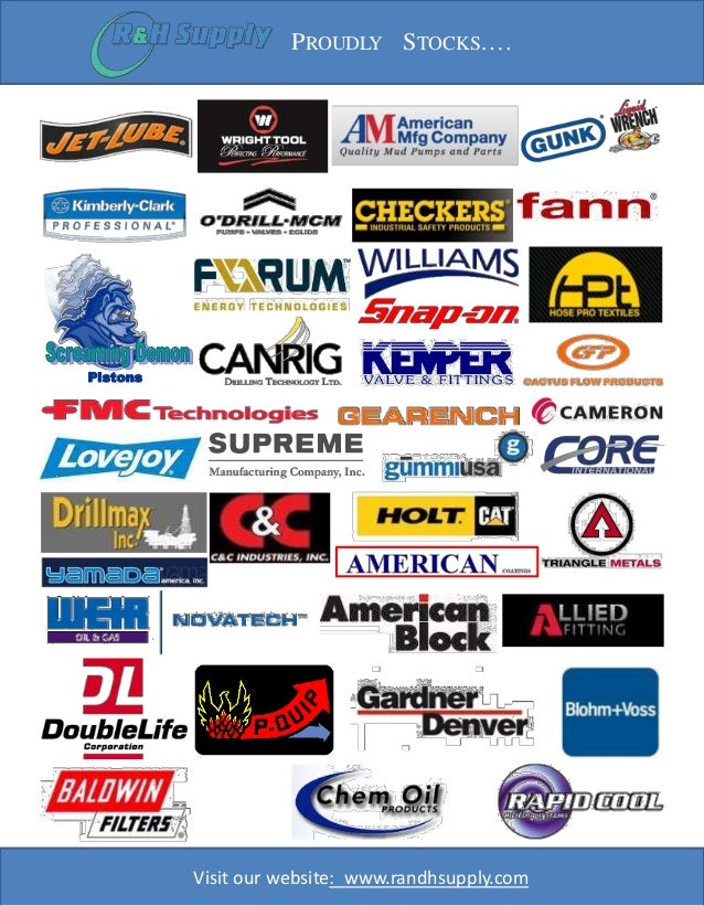 R H Supply Domestic Upstream Distributors Oilfield Equipment Supplie
