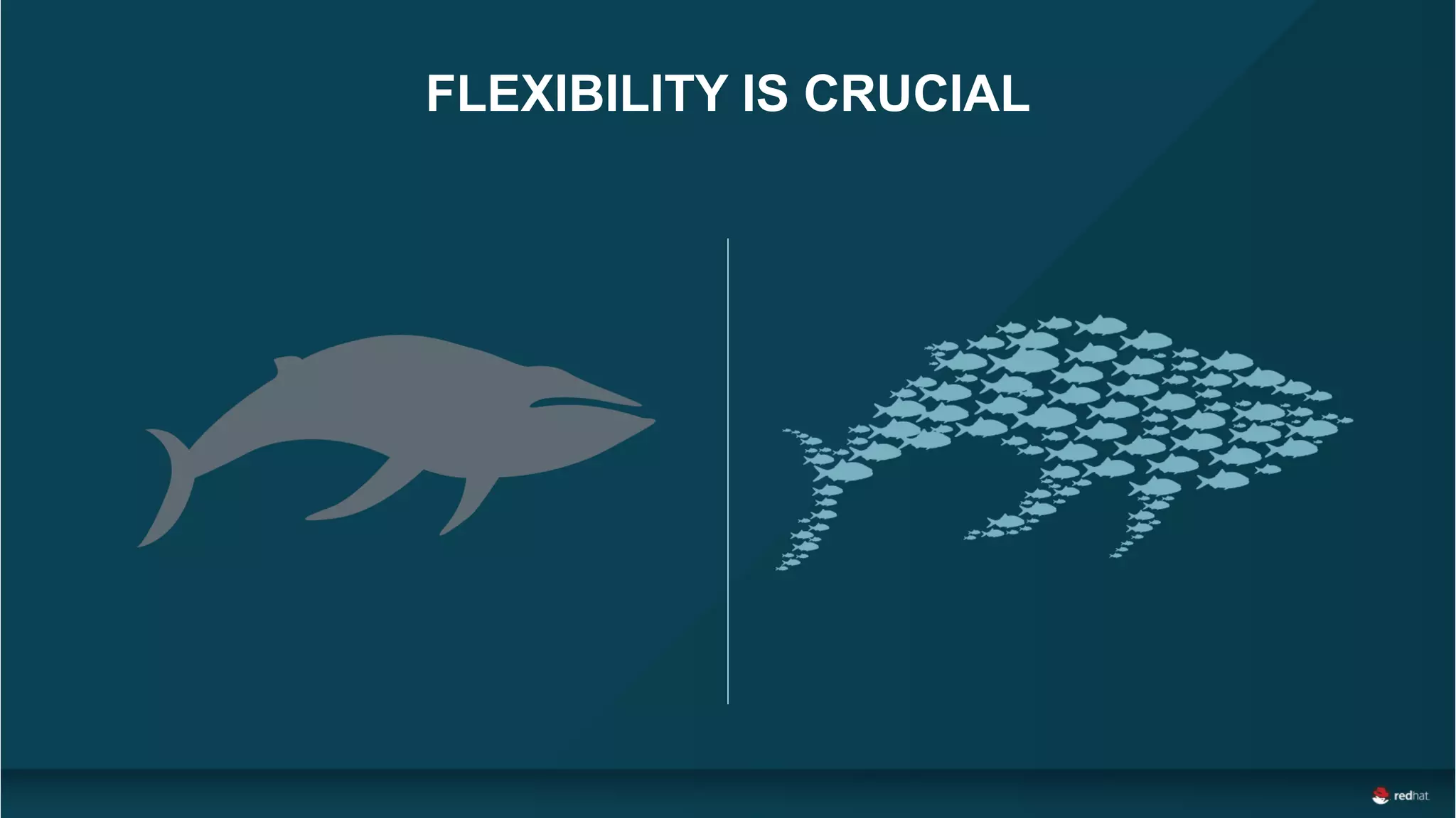 FLEXIBILITY IS CRUCIAL
 