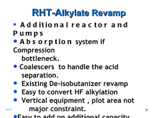 Rht Sulfuric Acid Alkylation Rht Presentation Revision 1 | PPT