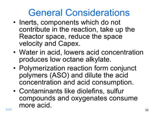 Rht Sulfuric Acid Alkylation Rht Presentation Revision 1 | PPT