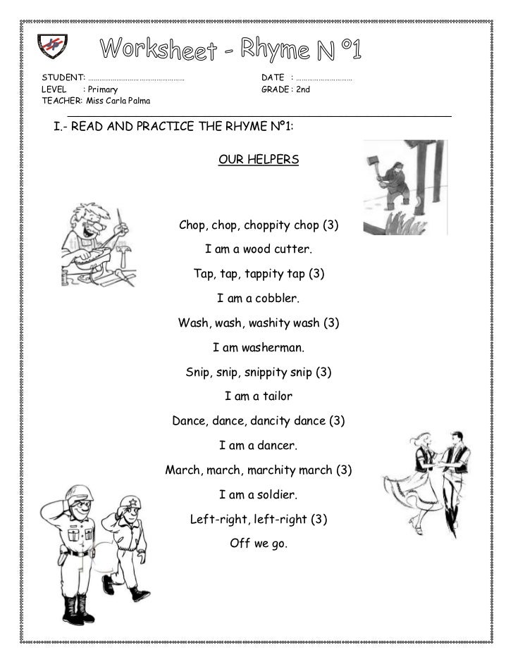 Poetry helper rhyme