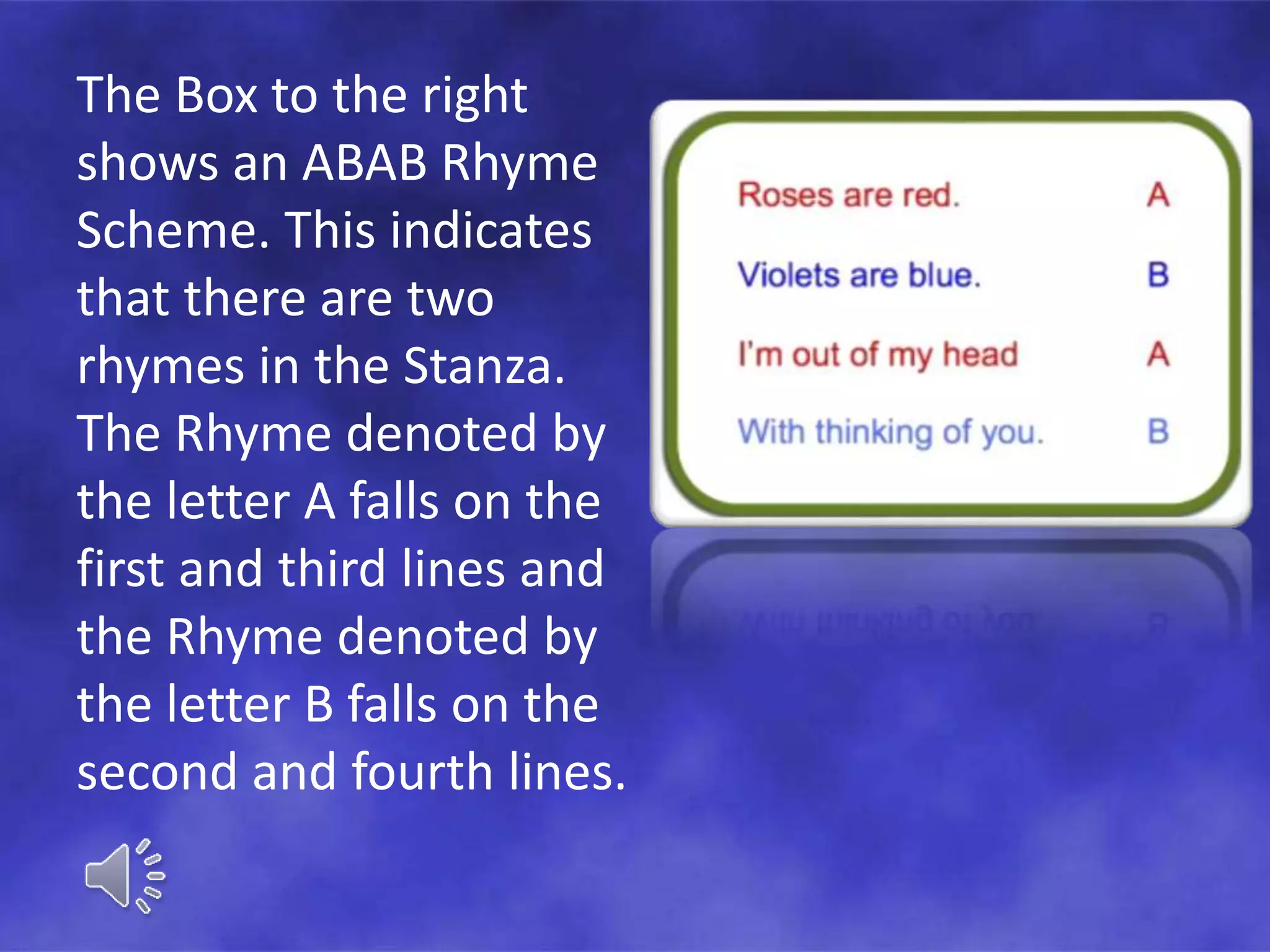 Rhyme Scheme in Poetry | PPTX