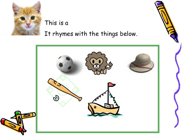 Rhyming Words 1st Grade