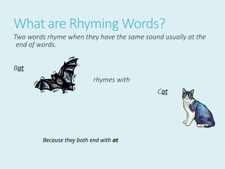 Is Rhyming A Language Feature Rhyming words made simple for English language .pptx
