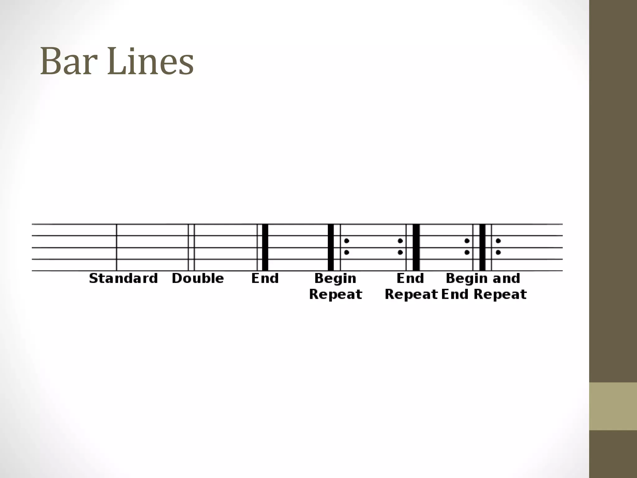 Bar Lines
 