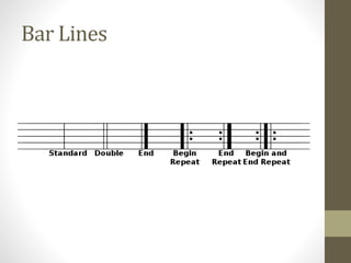 Bar Lines
 