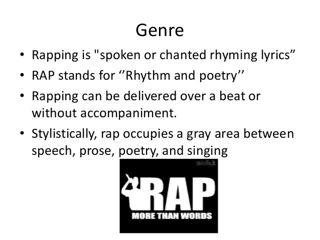 rhythm and poetry rap