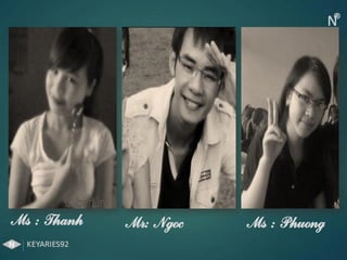 Ms : Thanh Mr: Ngoc Ms : Phuong
 