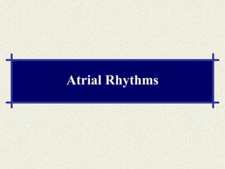 Atrial Rhythms 