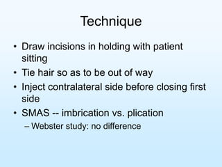 Rhytidectomy (Face Lift) | PPT