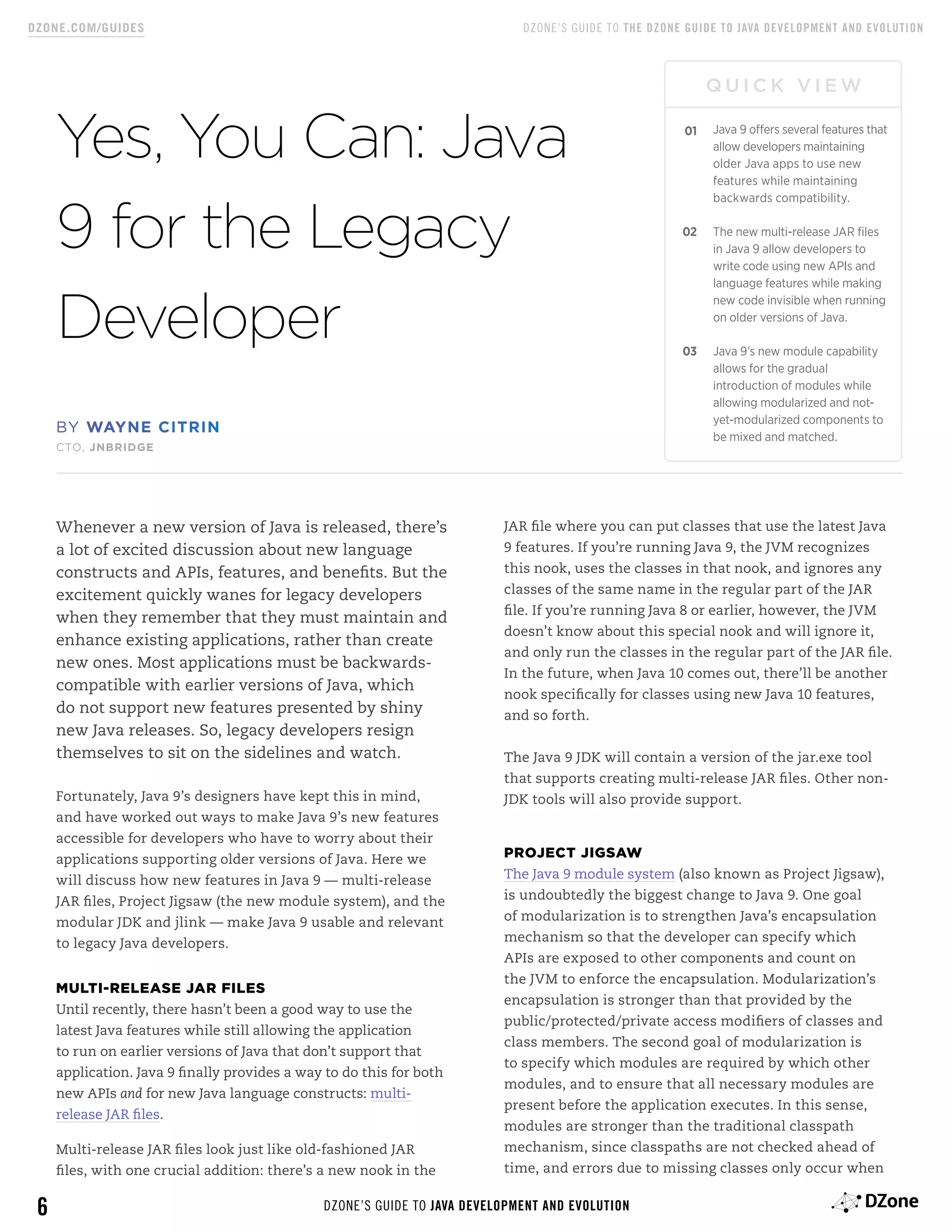 Java Development and Evolution | PDF