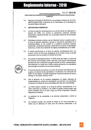 CEBA. SEBASTIÁN LORENTE-SANTA ISABEL - HUANCAYO 20
 