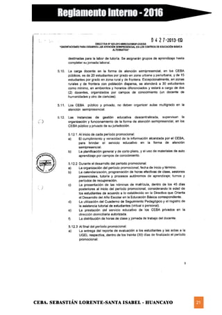 CEBA. SEBASTIÁN LORENTE-SANTA ISABEL - HUANCAYO 21
 