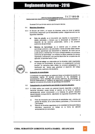 CEBA. SEBASTIÁN LORENTE-SANTA ISABEL - HUANCAYO 24
 