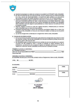 56
“Año del Bicentenario del Perú: 200 años de Independencia”
“Decenio de la Igualdad de Oportunidades para Mujeres y Hombres”
 