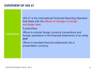 Ias 21 the effects of changes in foreign exchange rates | PPT
