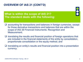 Ias 21 the effects of changes in foreign exchange rates | PPT