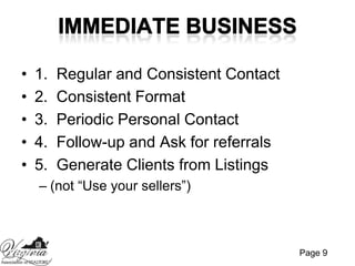 Develop a personal budget and personal business goals