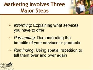 Tools for Branding1.  Logo Design www.eLance.comwww.HobbsHerder.comwww.gimp.orgwww.Picnik.com2.  Slogan3. Your Real Estate Image4.  Color and Style  5.  Personal Appearance6.  Stay Consistent Branding presents consumers with a consistent vision or image*Page 12