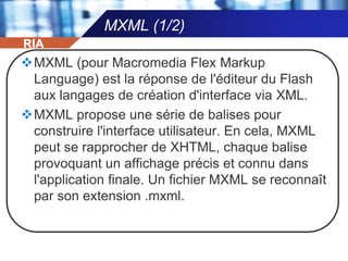 Du flash orienté développeur