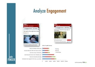 Analyze Engagement
on	
  the	
  courtesy	
  of	
  	
  	
  
 