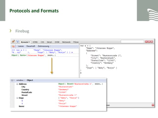 Protocols and Formats
› Firebug
30.01.2015
Folie 23
 